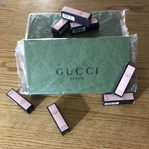 Gucci Lipstick Six piece Gift set NEW